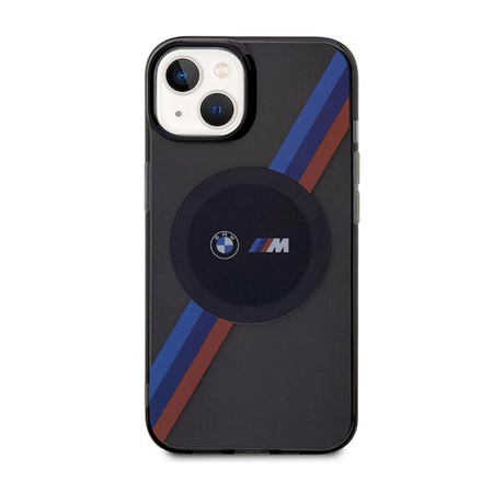 BMW Tricolor Stripes MagSafe - Etui iPhone 14 (Szary)