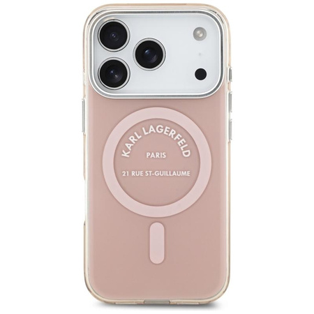 Karl Lagerfeld IML Karl RSG Logo MagSafe - Case for iPhone 17 Pro (pink)