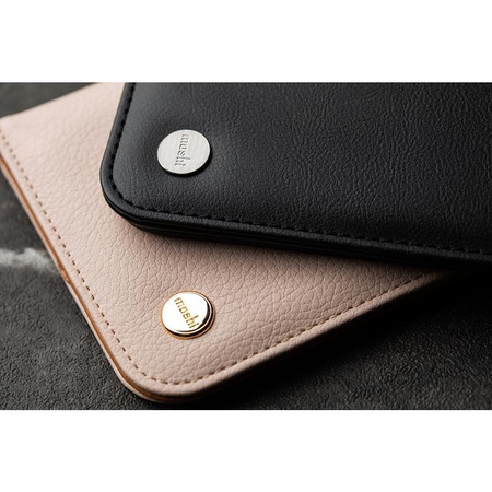 Moshi Overture - 3-in-1 iPhone 13 Pro Max Flip Case (antibakterielles NanoShield™) (Luna Pink)