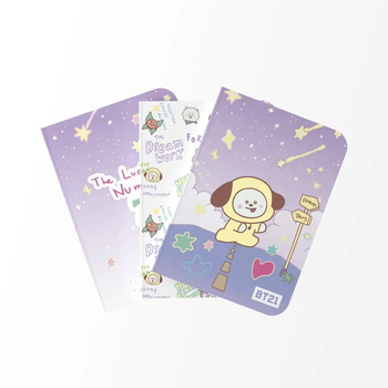 BT21 - Set di quaderni A6 CHIMMY (3 pezzi)