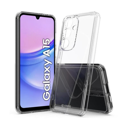 Crong Crystal Shield Cover - Etui Samsung Galaxy A15 5G (Transparent)