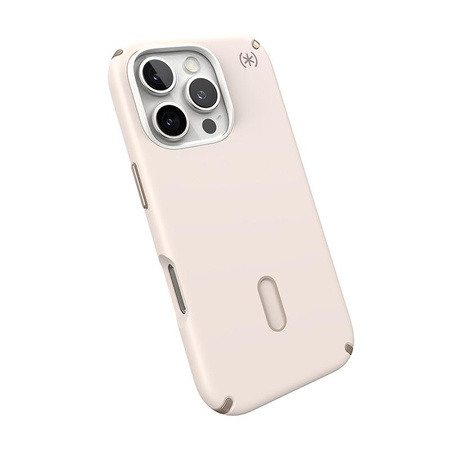 Speck Presidio2 Pro ClickLock & MagSafe - pouzdro pro iPhone 16 Pro (Bělená kost / Zlaté dědictví / Lískově hnědá)