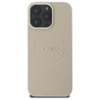 Guess Gekörnter Ring MagSafe - iPhone 16 Pro Max Tasche (beige)