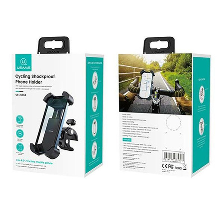 USAMS US-ZJ064 - Support vélo universel pour smartphones (noir)