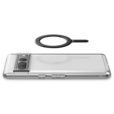 Spigen OneTap Ring Magnetic MagSafe Plate - Universeller Magnetring für Tasche / Smartphone (Schwarz)