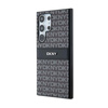 DKNY Leather Mono Stripe & Metal Logo - Samsung Galaxy S24 Ultra Case (black)