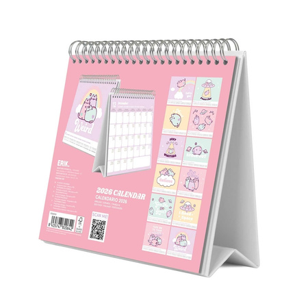 Pusheen - Desk Calendar 2026 17x20 cm