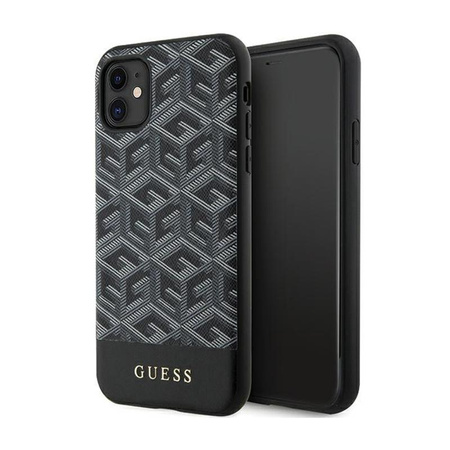 Guess GCube Stripes MagSafe - iPhone 11 Case (Black)