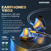 WEKOME YB08 Blackin sorozat - HiFi Lightning vezetékes fejhallgató (zöld)