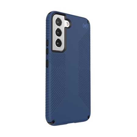 Speck Presidio2 Grip - Etui Samsung Galaxy S22 z powłoką MICROBAN (Coastal Blue/Storm blue)
