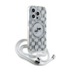 Karl Lagerfeld IML Crossbody Monogram Karl & Choupette Head MagSafe - iPhone 15 Pro Case (Transparent)