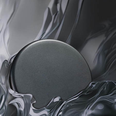 Crong MagSpot Wireless Charger - MagSafe 15W Aluminium Inductive Charger (Graphite)