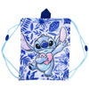 Disney Stitch - Drawstring Backpack/School Bag (30 x 25 cm)