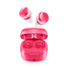 Cellularline Music Sound Flow - V5.3 TWS kabelloser Bluetooth-Kopfhörer mit Ladetasche (rosa)