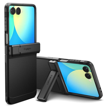 Spigen Tough Armor Pro MagSafe - Case for Samsung Galaxy Z Flip 7 (Black)