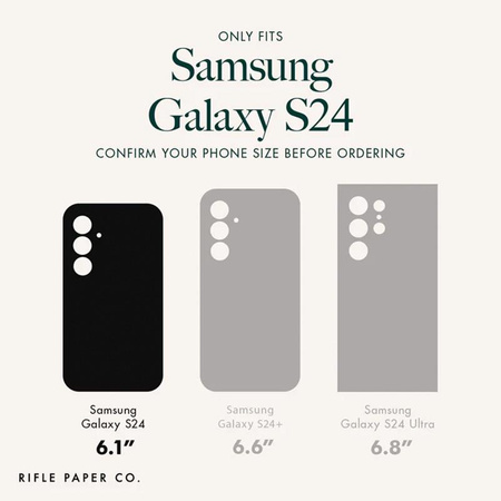 Rifle Paper Clear - Étui Samsung Galaxy S24 (Petite Fleurs)