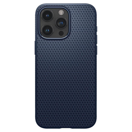 Spigen Liquid Air - Coque pour iPhone 15 Pro (Bleu marine)