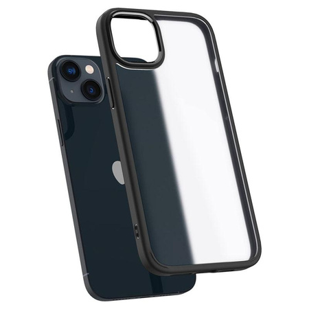 Spigen Ultra Hybrid Matte - Coque pour iPhone 14 Plus (Noir mat)