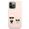 Karl Lagerfeld Slilicone Karl & Choupette Magsafe - iPhone 13 Pro Case (pink)