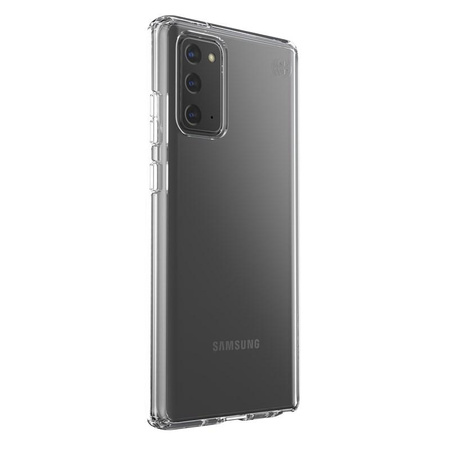 Speck Presidio Perfect-Clear - Étui pour Samsung Galaxy Note 20 avec revêtement MICROBAN (transparent/transparent)