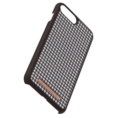 Nordic Elements Saeson Idun - Materiałowe etui iPhone 8 Plus / 7 Plus / 6s Plus / 6 Plus (Dark Brown Pattern 2)