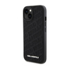 Karl Lagerfeld Quilted K Pattern - Coque pour iPhone 15 (noir)