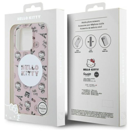 Hello Kitty IML All Over Paris MagSafe - iPhone 16 Pro Case (pink)