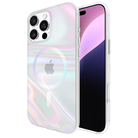 Case-Mate Soap Bubble MagSafe - Coque iPhone 16 Pro Max (Iridescent)