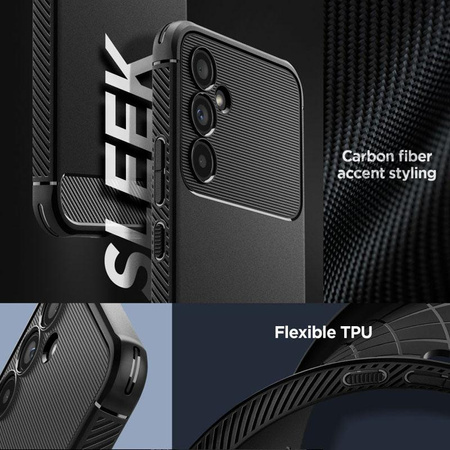 Spigen Rugged Armor - Gehäuse für Samsung Galaxy A54 5G (Schwarz)