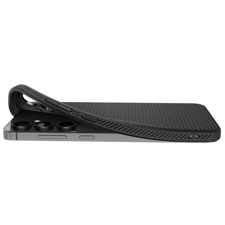 Spigen Liquid Air - tok Samsung Galaxy S24 FE készülékhez (matt fekete)