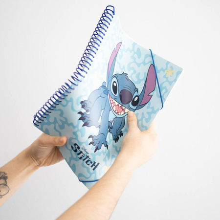 Disney Stitch - classeur A4 avec élastique + 30 chemises transparentes