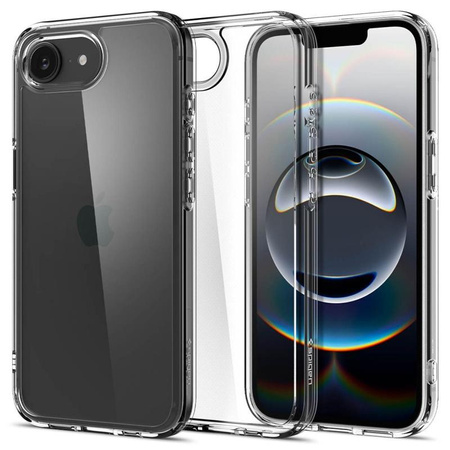 Spigen Ultra Hybrid - Coque pour iPhone 16e (Transparent)