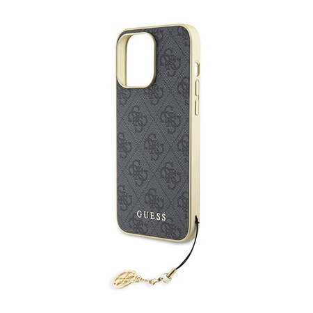 Guess 4G Charms Collection - Case for iPhone 15 Pro Max (grey)