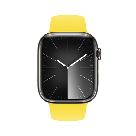 Crong Liquid - Bracelet pour Apple Watch 44/45/46/49 mm (jaune)