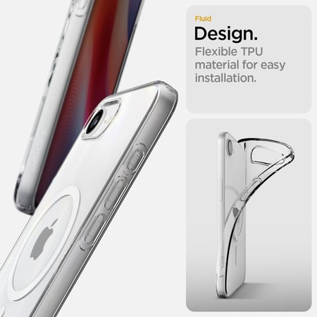 Spigen Liquid Crystal MagSafe - étui pour iPhone 16e (transparent)