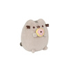 MASKOTKA KOT PUSHEEN Z PĄCZKIEM, Pluszowy Kotek z Donutem, Pluszak, 13 cm