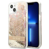 Guess Liquid Glitter Paisley - Etui iPhone 13 mini (złoty)