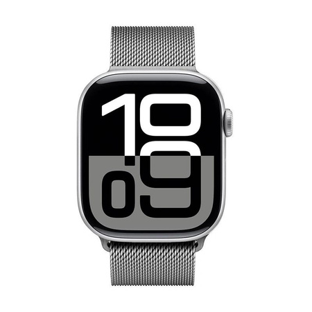 Crong Milano Steel - Edelstahlarmband für Apple Watch 38/40/41/42 mm (silber)