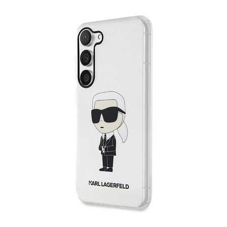Karl Lagerfeld IML NFT Ikonik - pouzdro pro Samsung Galaxy S23+ (průhledné)