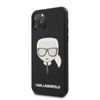 Karl Lagerfeld Iconic Embossed Glitter Case - Coque pour iPhone 11 Pro (Noir)