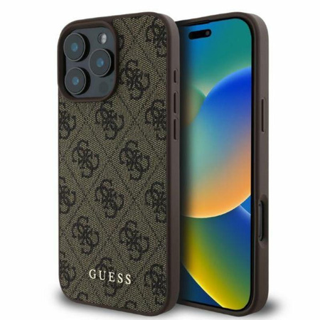 Guess 4G Classic - iPhone 16 Pro Tasche (braun)