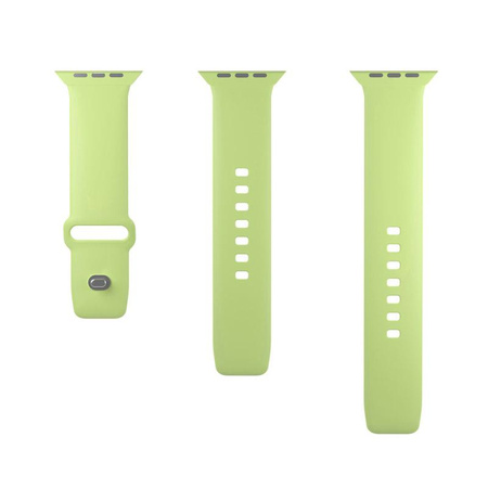 PURO ICON - Elastický řemínek pro Apple Watch 38/40/41/42 mm (S/M & M/L) (Matcha Green)