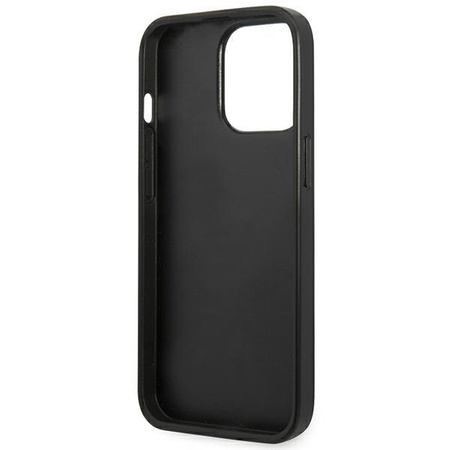 Karl Lagerfeld Perforated Allover - kryt pro iPhone 13 Pro (černý)
