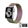 Crong Milano Steel - Bracelet en acier inoxydable pour Apple Watch 38/40/41/42 mm (iridescent)