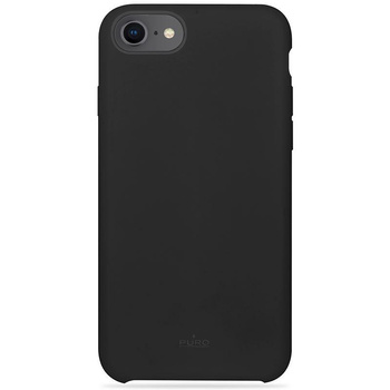 PURO ICON Cover - Tasche iPhone SE (2022 / 2020) / 8 / 7 / 6s (schwarz)