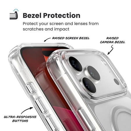 ETUI MAGSAFE PANCERNE DO IPHONE 17 PRO MAX Speck PRZEZROCZYSTE BEZBARWNE
