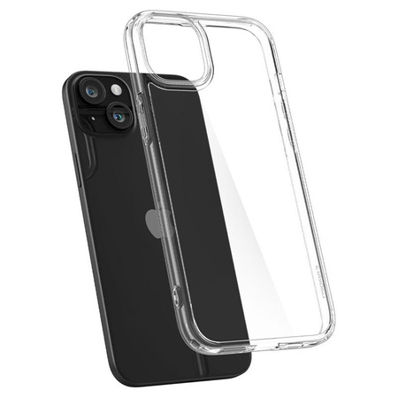 Spigen Ultra Hybrid - Coque pour iPhone 15 (Transparent)