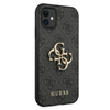 Guess 4G Big Metal Logo - iPhone 11 Tasche (grau)