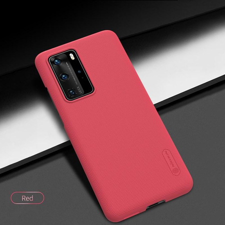 Nillkin Super Frosted Shield - Huawei P40 Pro tok (világos piros)
