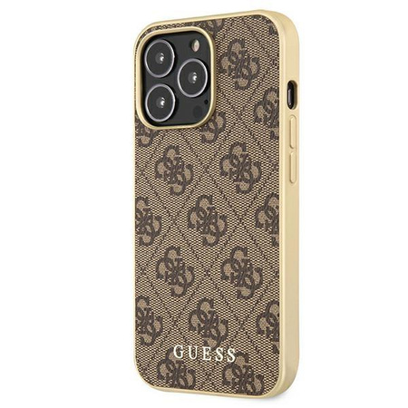 Guess 4G Kollektion MagSafe - iPhone 13 Pro Max Tasche (braun)